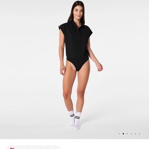 Figs Black Bodysuit